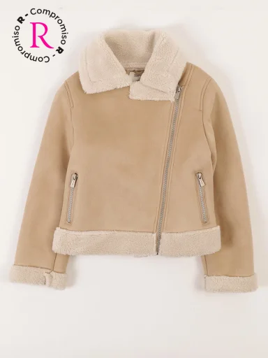 CASACA SUEDE CON SHERPA NIÑA HARVEST - 1