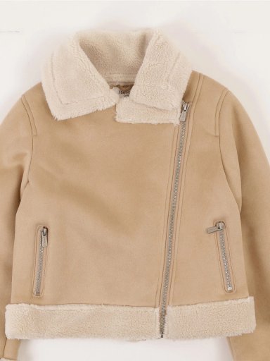 CASACA SUEDE CON SHERPA NIÑA HARVEST - 3