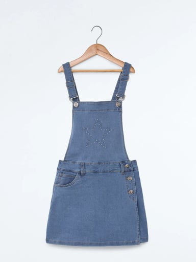 OVERALL CORTO FALDA NIÑA INDEX - 1