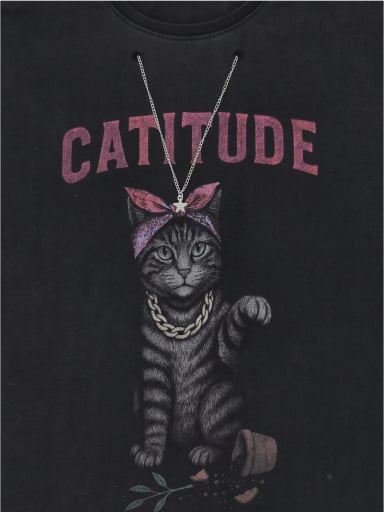 POLO CATITUDE MANGA CORTA NIÑA INDEX - 3