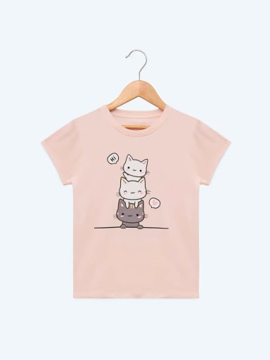 POLO MANGA CORTA ALGODÓN PRINT NIÑA HARVEST - 1