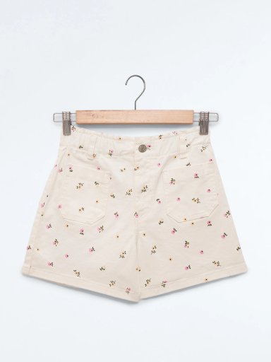 SHORT BAGGY ALGODÓN FULL PRINT NIÑA HARVEST - 1