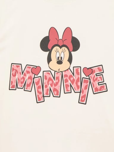 POLO MANGA CORTA NIÑA DISNEY MINNIE PINK ANIMAL - 3