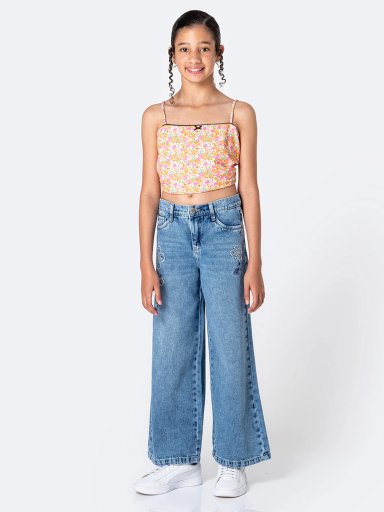 JEAN WIDE LEG FIT NIÑA PIONIER TERHEZA - 1