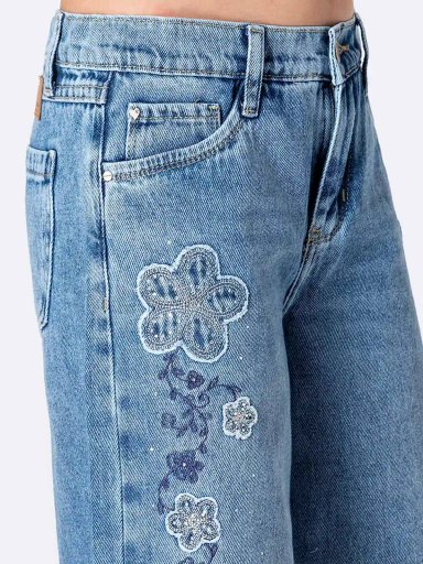 JEAN WIDE LEG FIT NIÑA PIONIER TERHEZA - 4