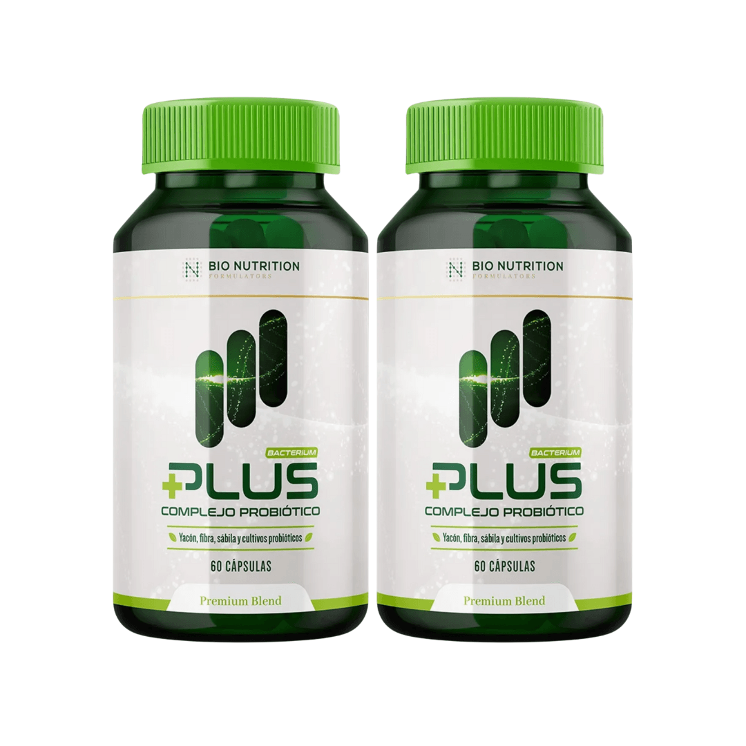 BACTERIUM PLUS | PROBIOTICO PACK X2 - FLORA INTESTINAL + CÁNDIDA