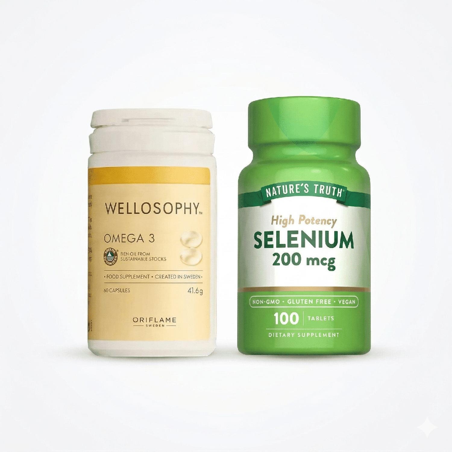 OMEGA 3 Y SELENIO TABLETAS