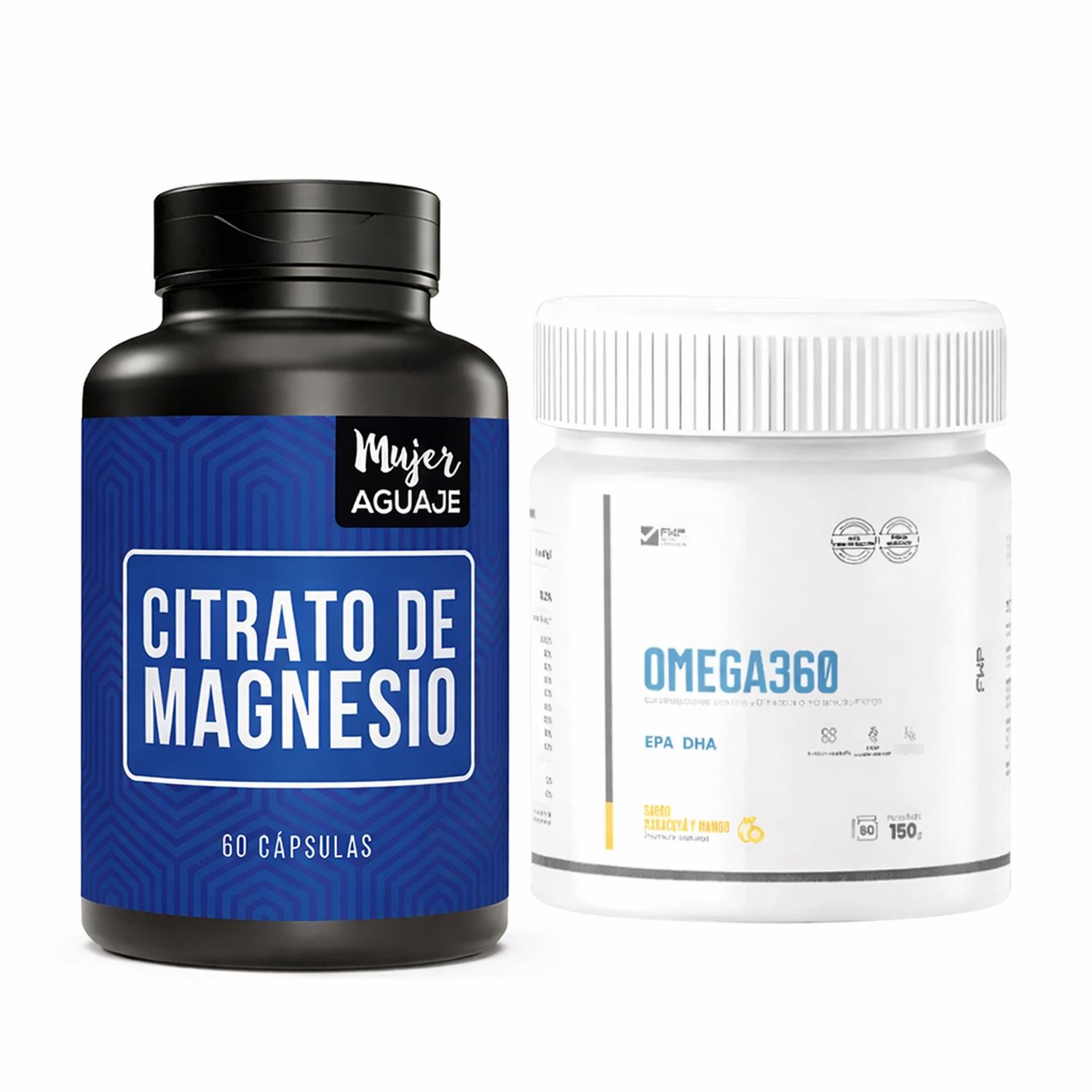 OMEGA 360 + CITRATO DE MAGNESIO