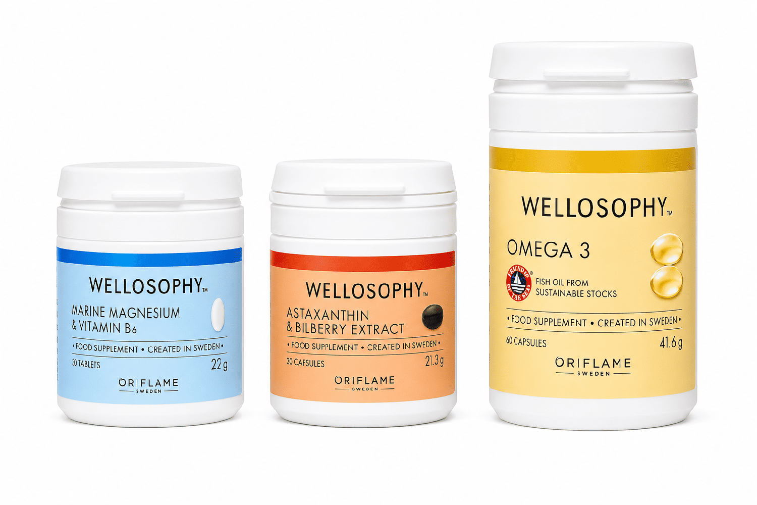 PACK OMEGA 3 + ASTAXANTINA + MAGNESIO MARINO