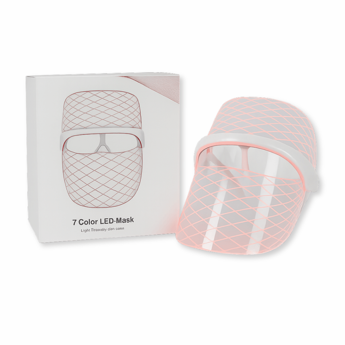 MASCARILLA DE LUZ LED 7 COLORES GLOW ACTIV