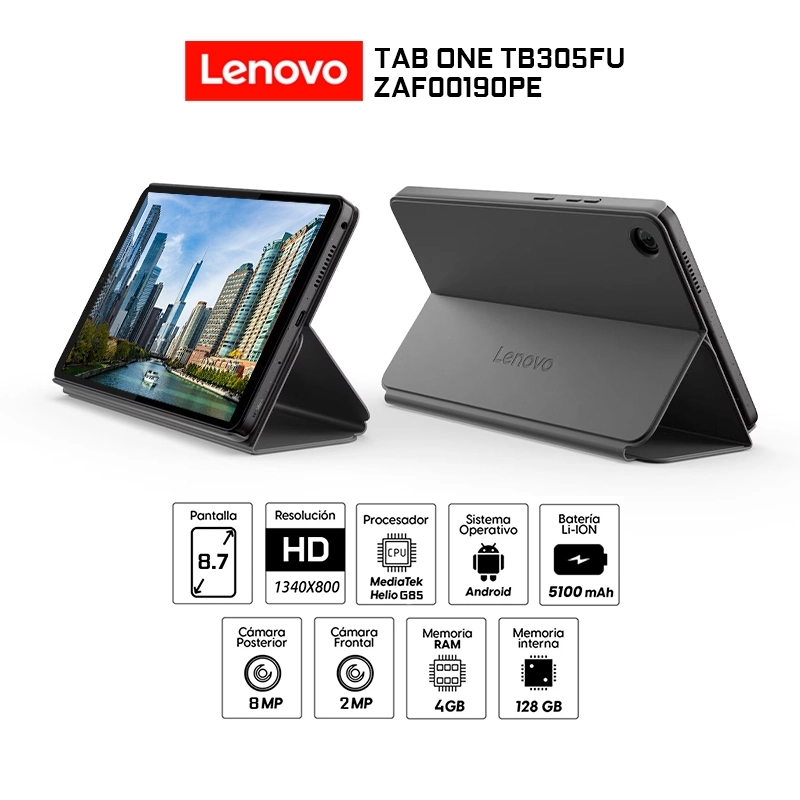 TABLET LENOVO TAB ONE TB305FU 4GB RAM 128GB EMMC 87″ ANDROID 14+
