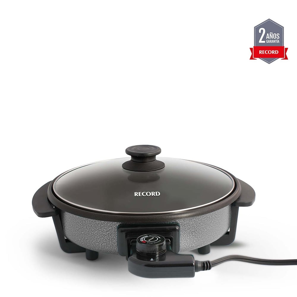 SARTÉN ELÉCTRICA RECORD MULTICOCCIÓN 30CM NEGRO