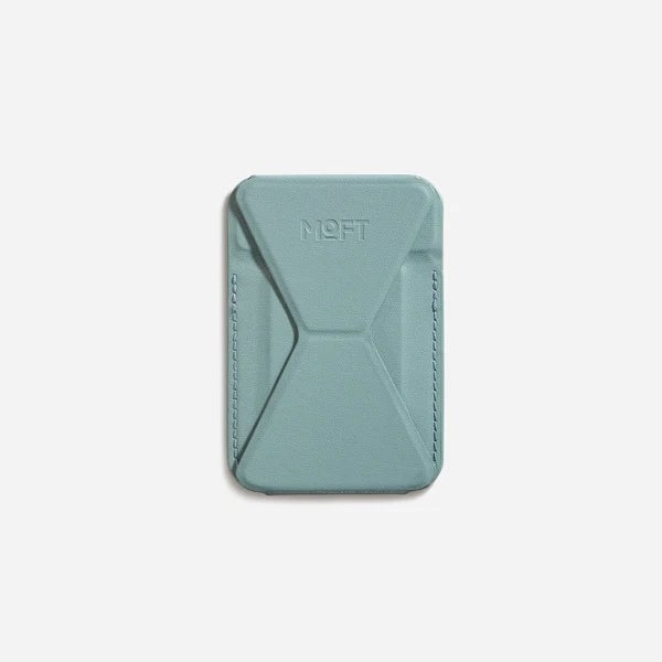 TARJETERO MANGNÉTICO CON STAND MOFT MOVAS PARA IPHONE – SEAFOAM