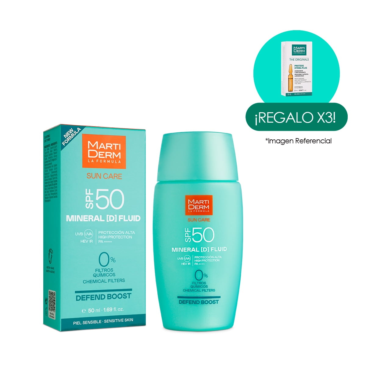 PROTECTOR SOLAR MINERAL [D] FPS50+ SUN CARE 50ML MARTIDERM