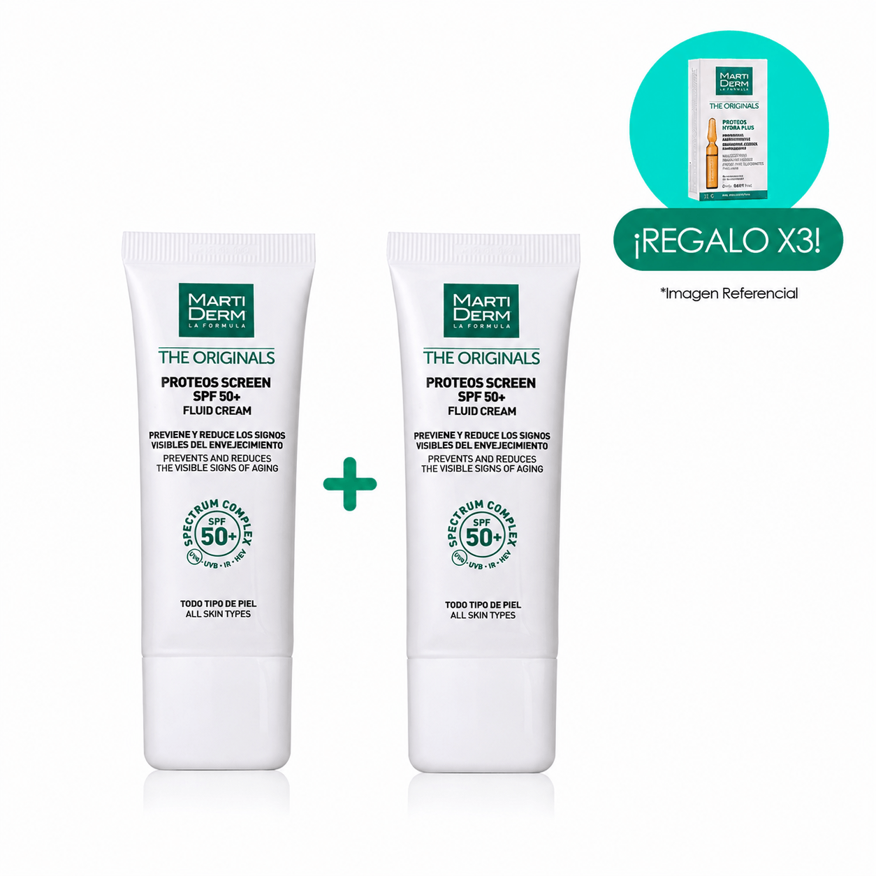 PACK PROTECCION SOLAR PROTEOS SCREEN SPF 50 +  PROTEOS SCREEN SPF 50