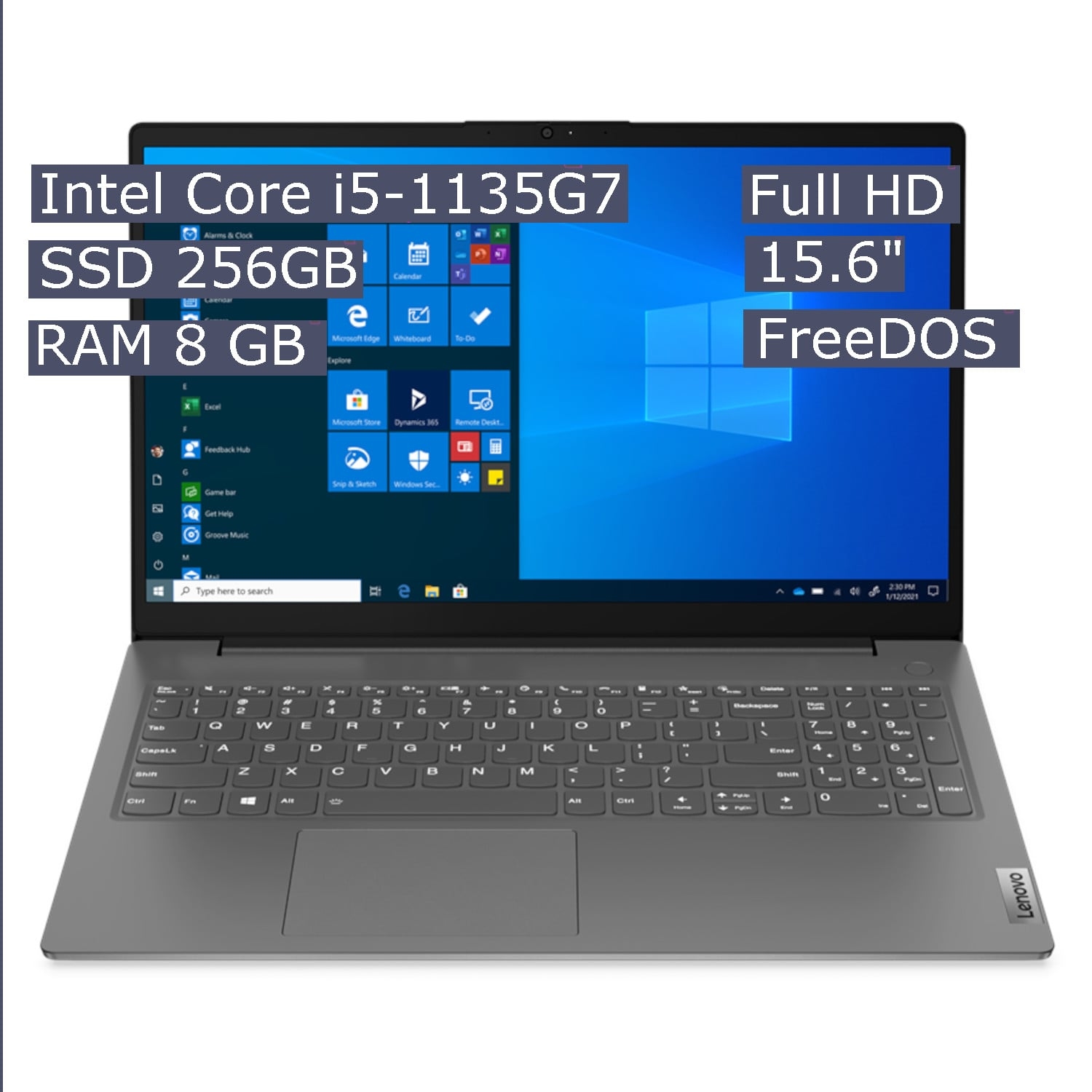 LAPTOP LENOVO V15 G2 ITL CORE I5 11AVA GEN 8GB RAM 256GB SSD 15.6