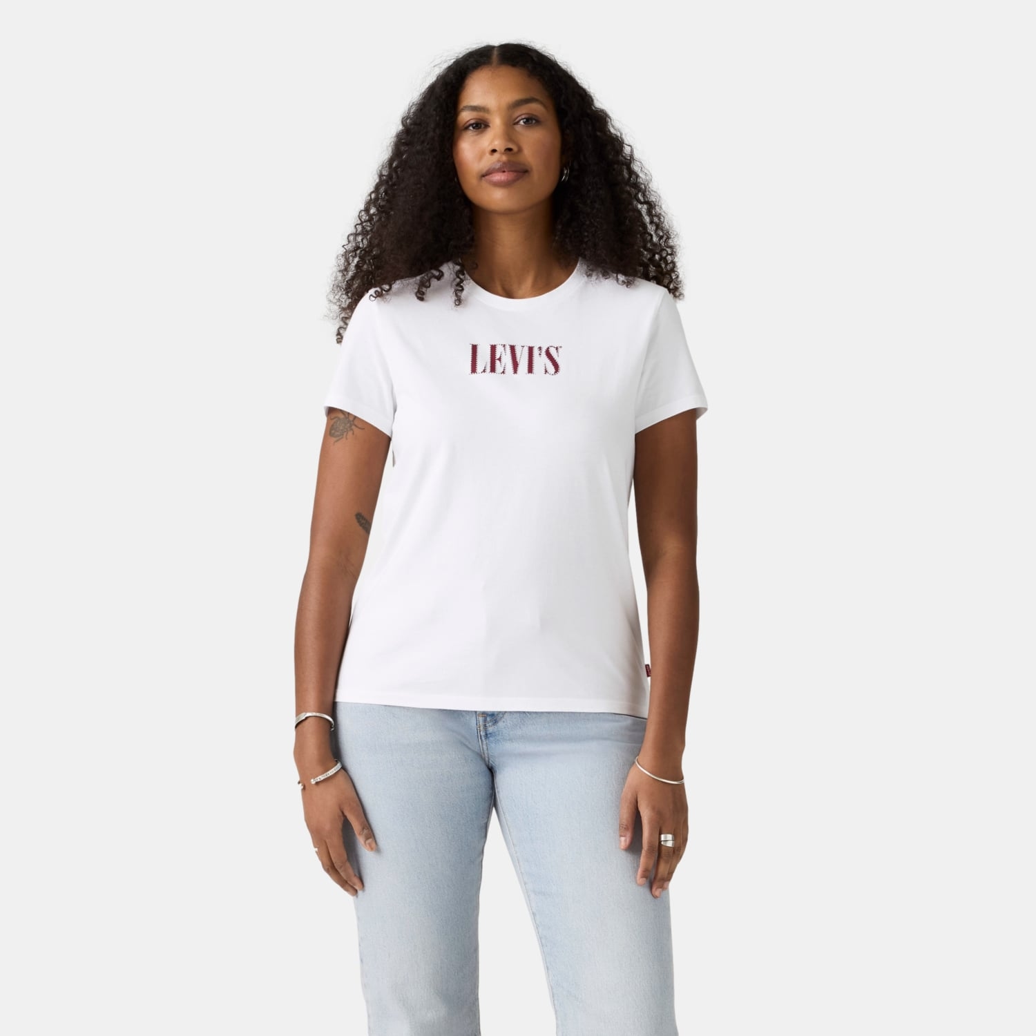 POLO MUJER THE PERFECT TEE BLANCO LEVIS 17369-3493