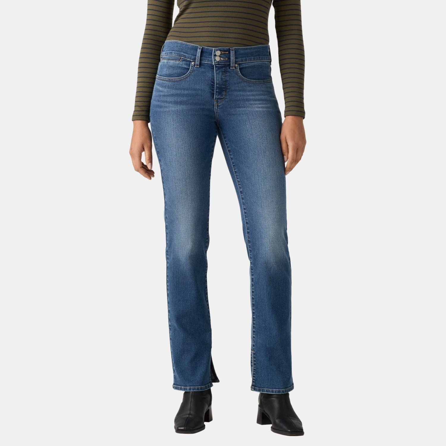 JEANS MUJER 314 TAILORED AZUL LEVIS 0081F-0001