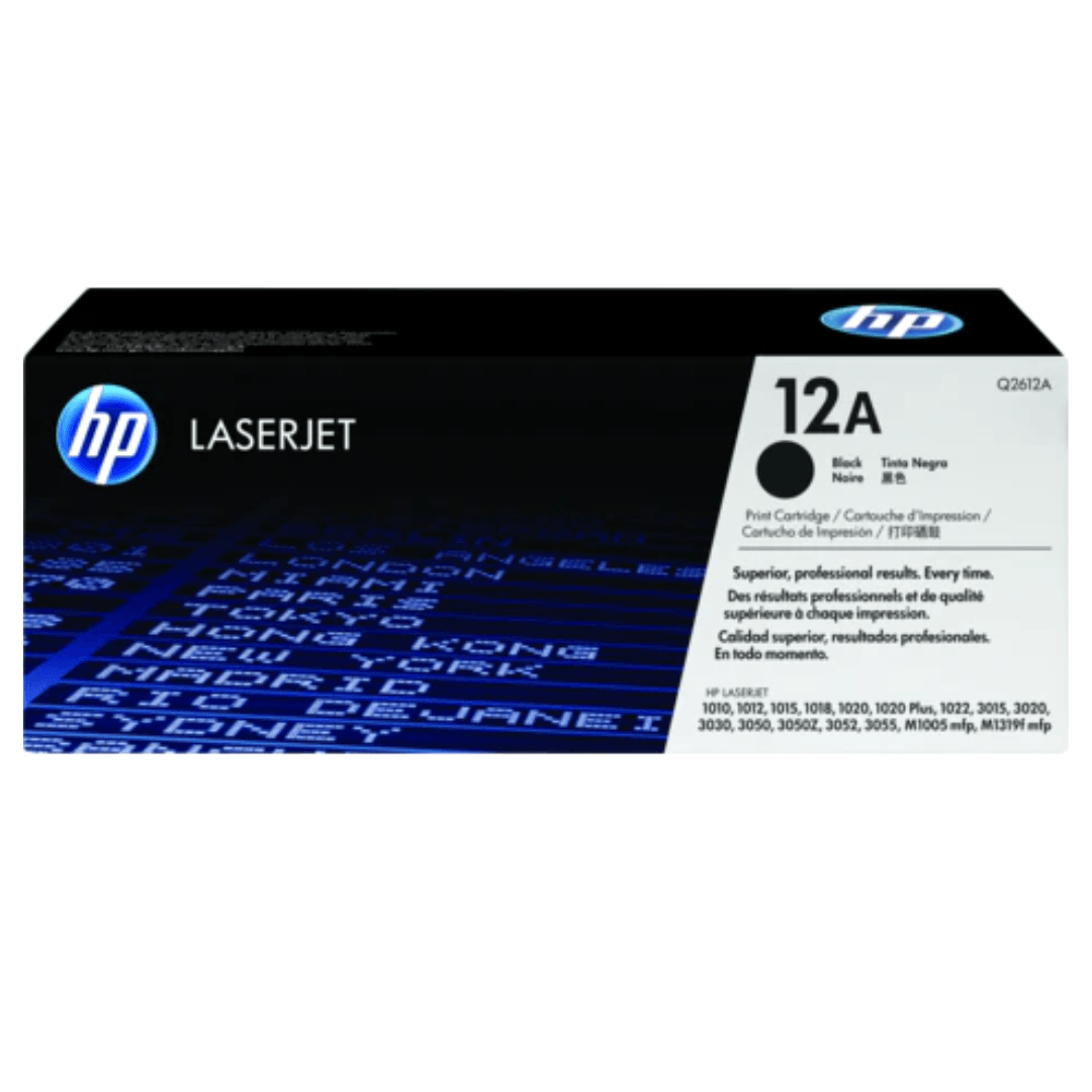 TONER DE IMPRESION HP 12A (Q2612A) COLOR NEGRO