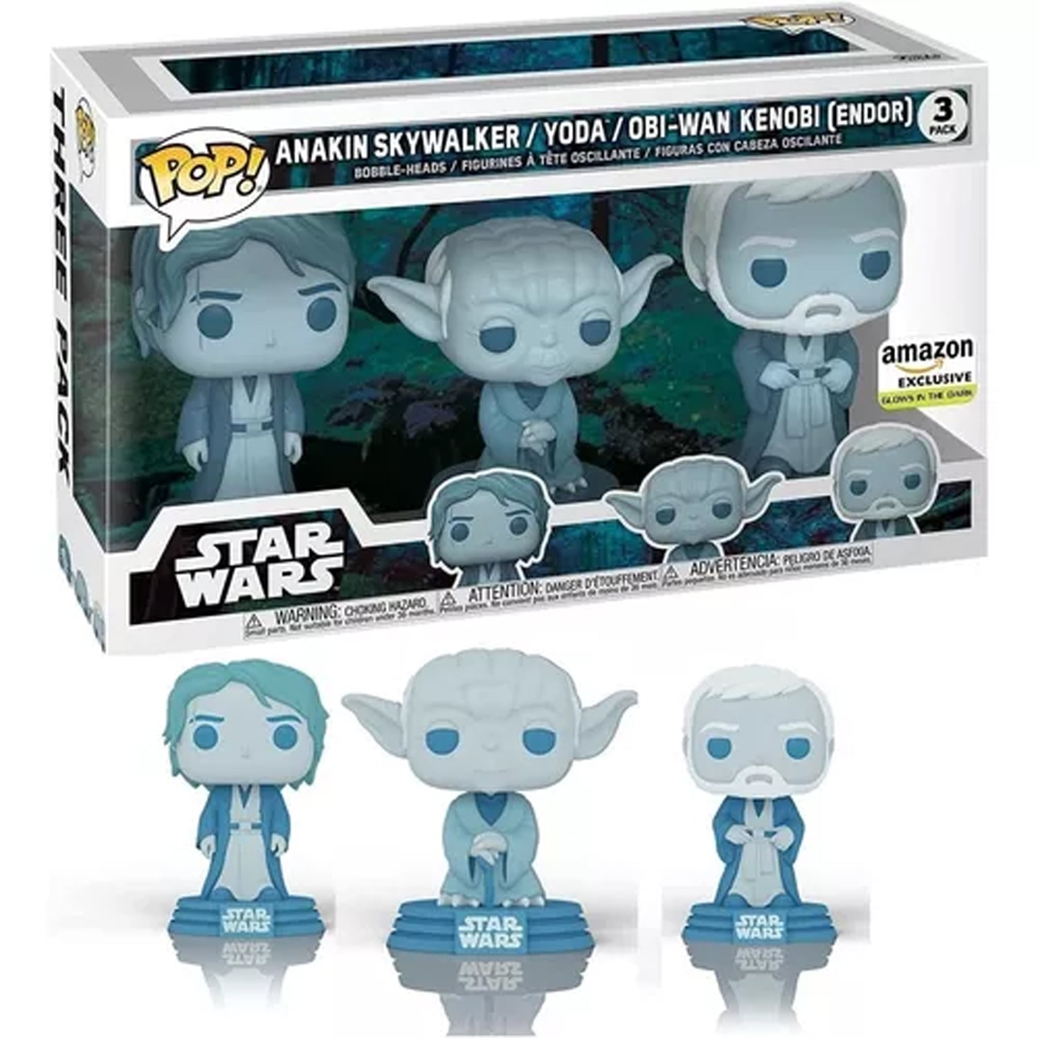 FIGURA FUNKO POP FUNKO STAR WARS ACROSS THE GALAXY PAQUETE DE 3