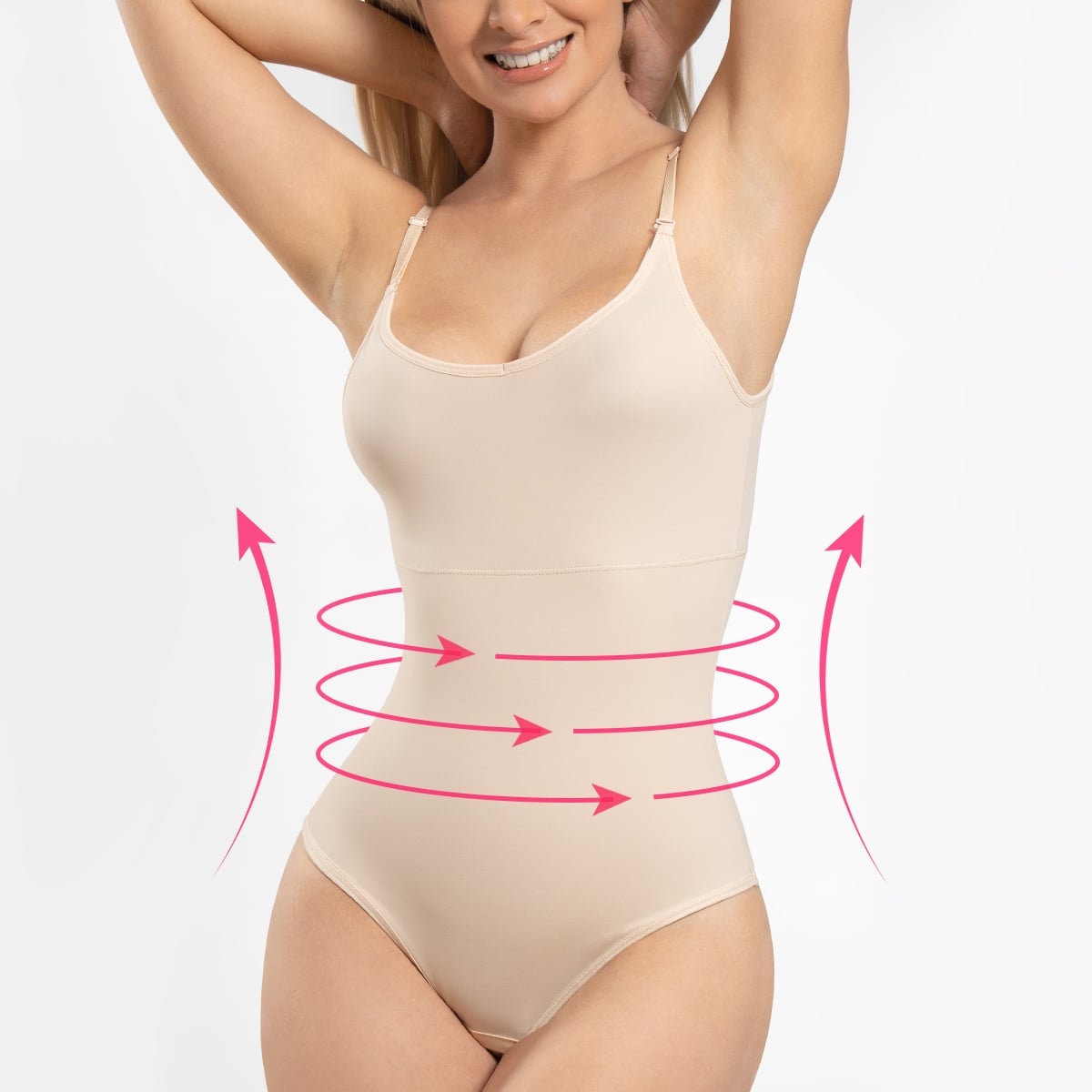 BODY FAJA MOLDEADOR PARA MUJER DE CINTURA Y ABDOMEN