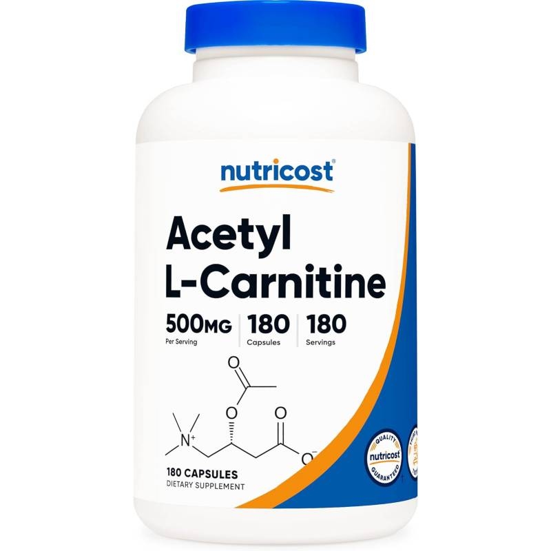 suplemento l carnitina SUPLEMENTO CARNITINE ACETYL L-CARNITINA CÁPSULAS NUTRICOST