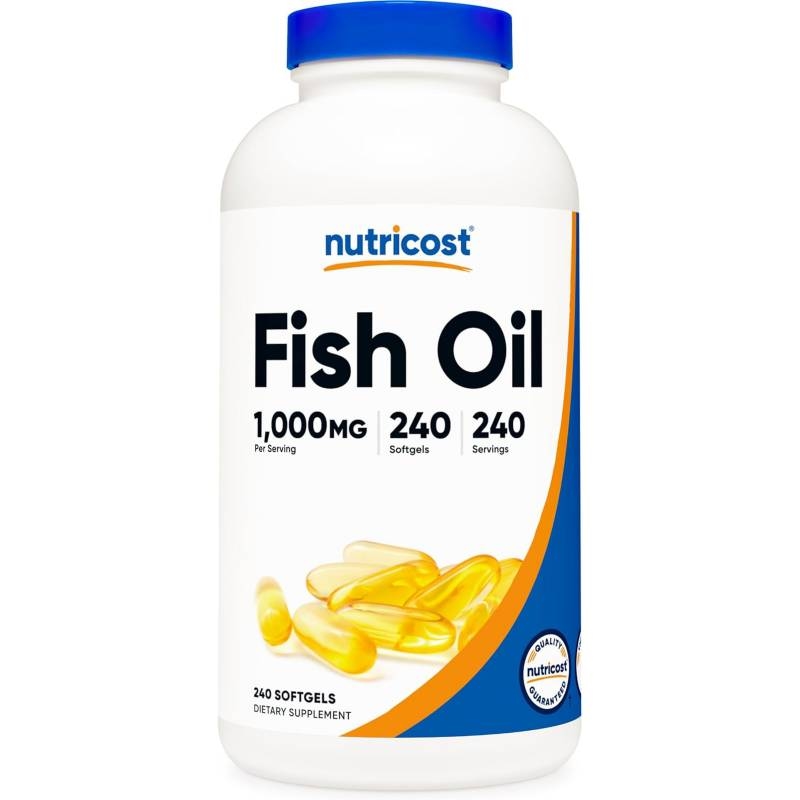 SUPLEMENTOS NUTRICOST OMEGA 3 FISH OIL ACEITE DE PESCADO