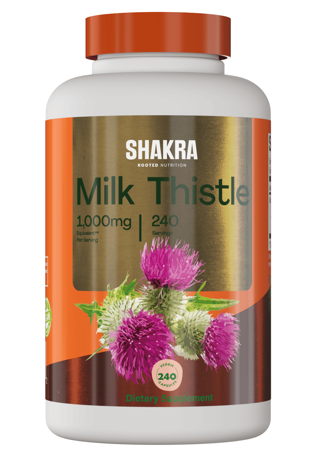 SHAKRA CARDO MARIANO MILK THISTLE 240 CAPSULAS