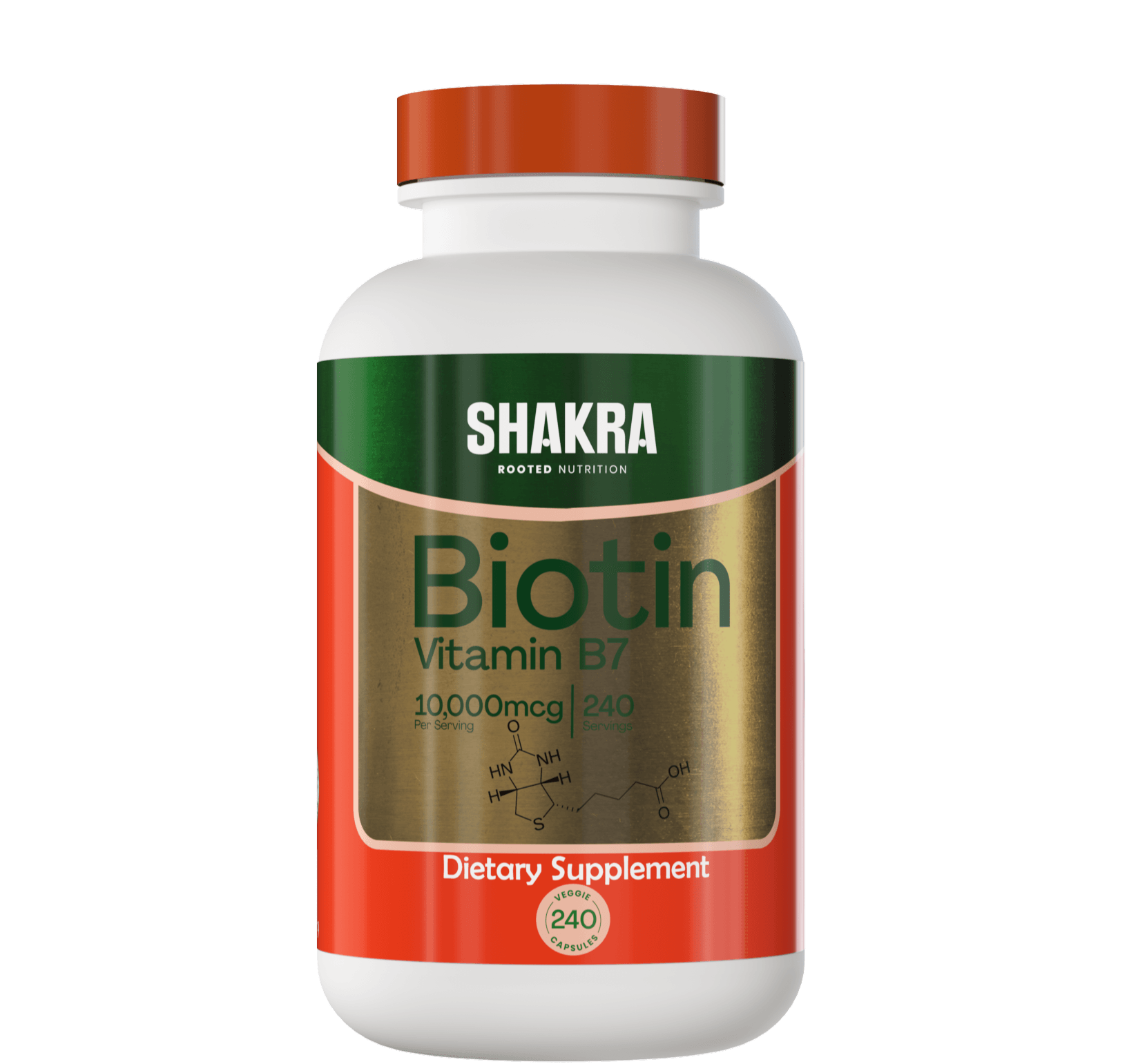 SHAKRA BIOTINA BIOTIN 10000 MCG 240 CAPSULAS