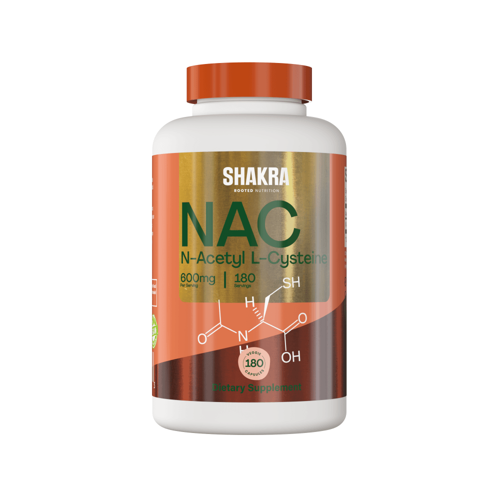 SHAKRA NAC N ACETIL CISTEINA 600MG 180 CAPSULAS