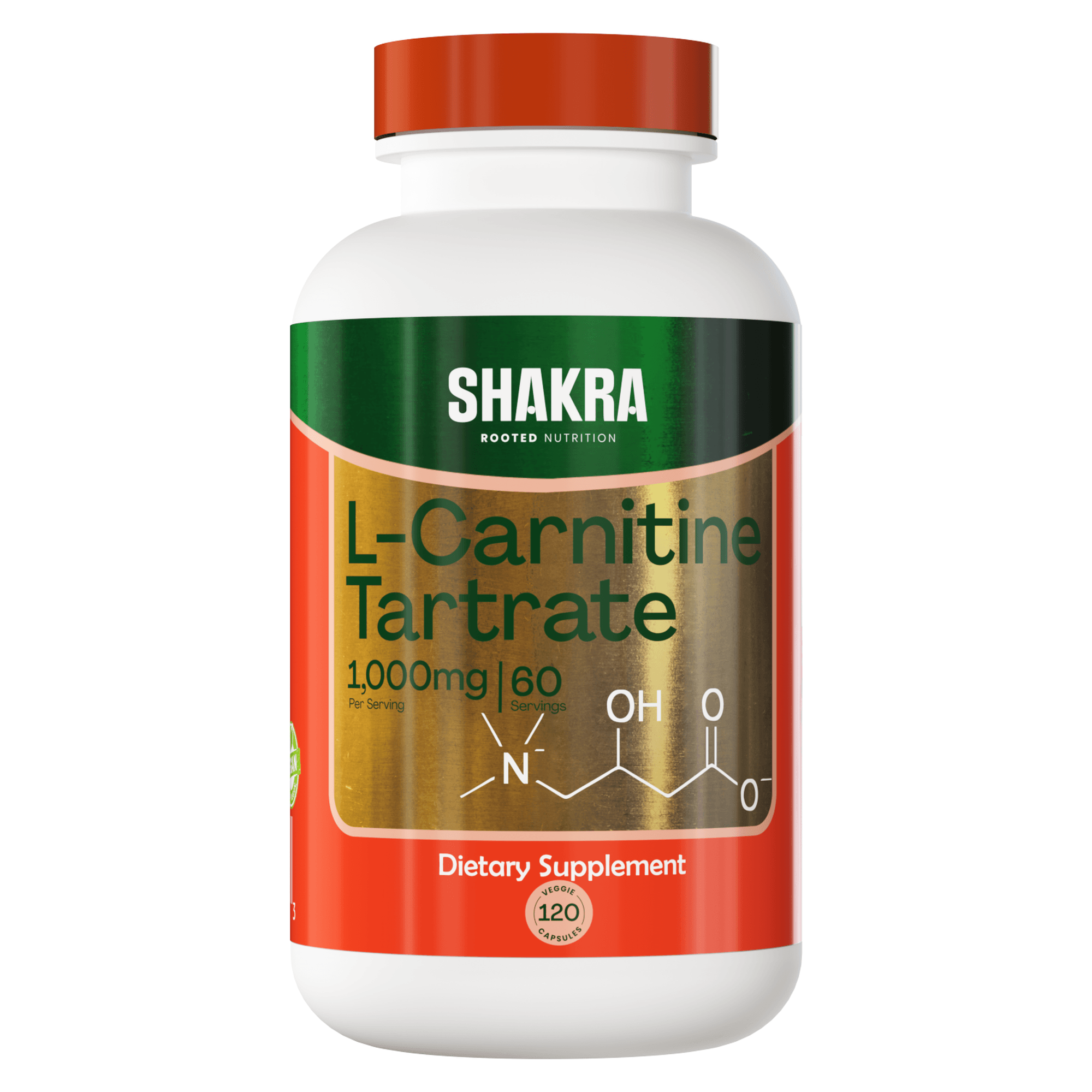 SHAKRA L CARNITINE TARTRATE CARNITINA TARTRATO  120CAP