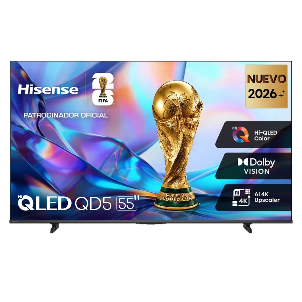 TELEVISOR SMART HISENSE 55' 4K UHD HI-QLED VIDAA 55QD5SV 2026