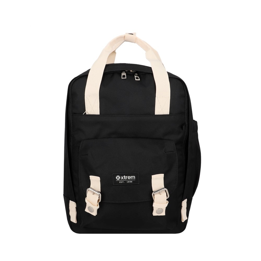 MOCHILA PORTALAPTOP MONROE 6XT 15' BLACK/BEIGE