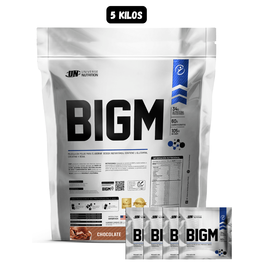 BIGM 5 KG (CHOCOLATE) + 4 SACHET BIGM