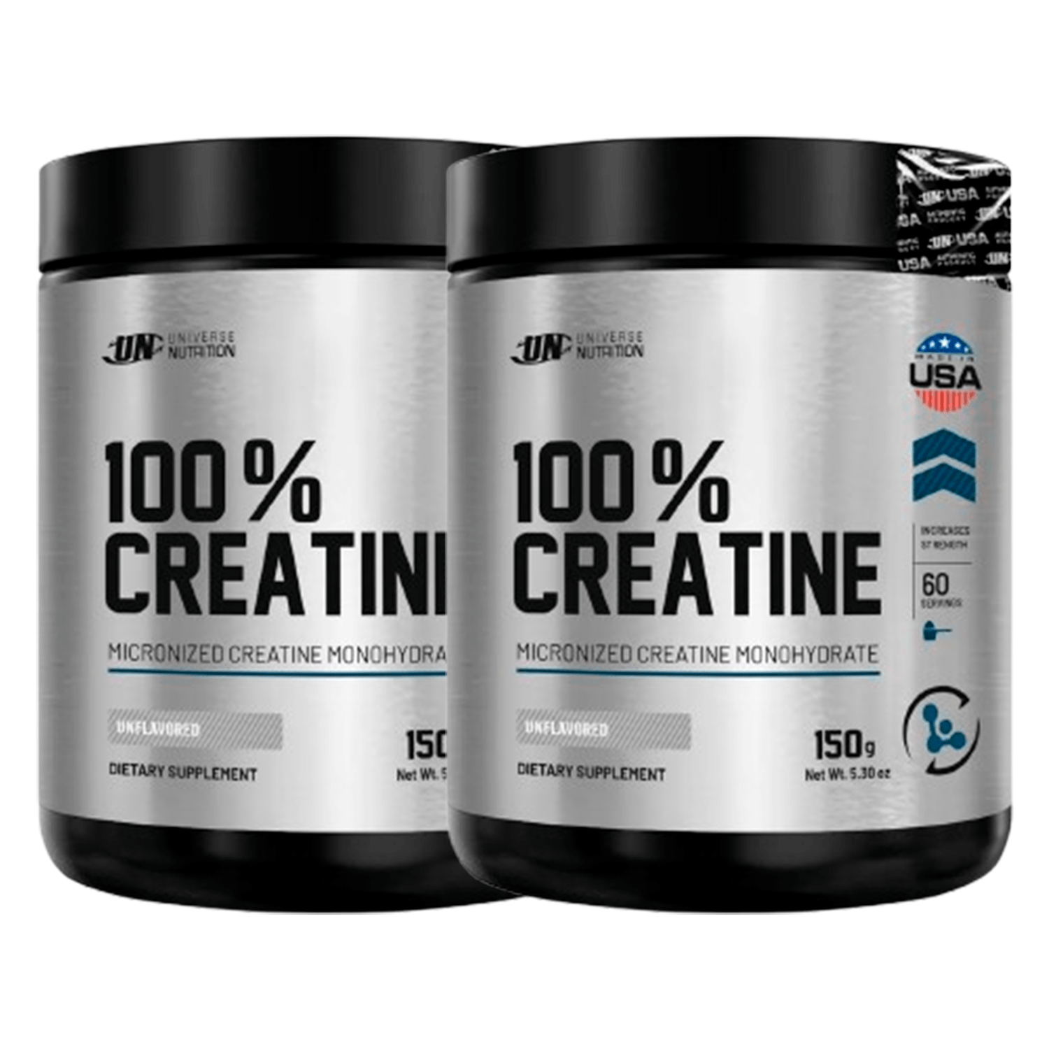 PACK X2 CREATINA MONOHIDRATADA UNIVERSE NUTRITION 150GR