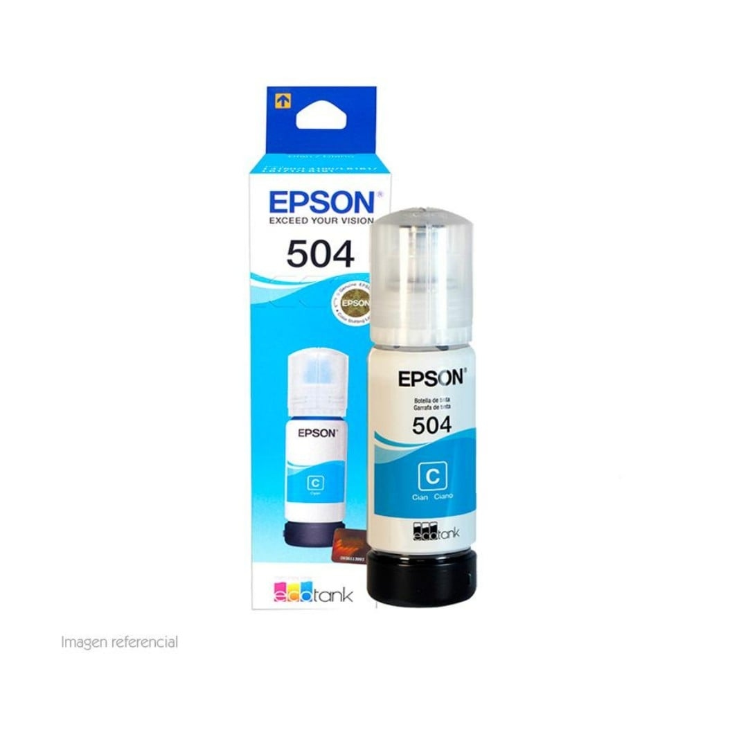 BOTELLA TINTA EPSON T504220 CIAN