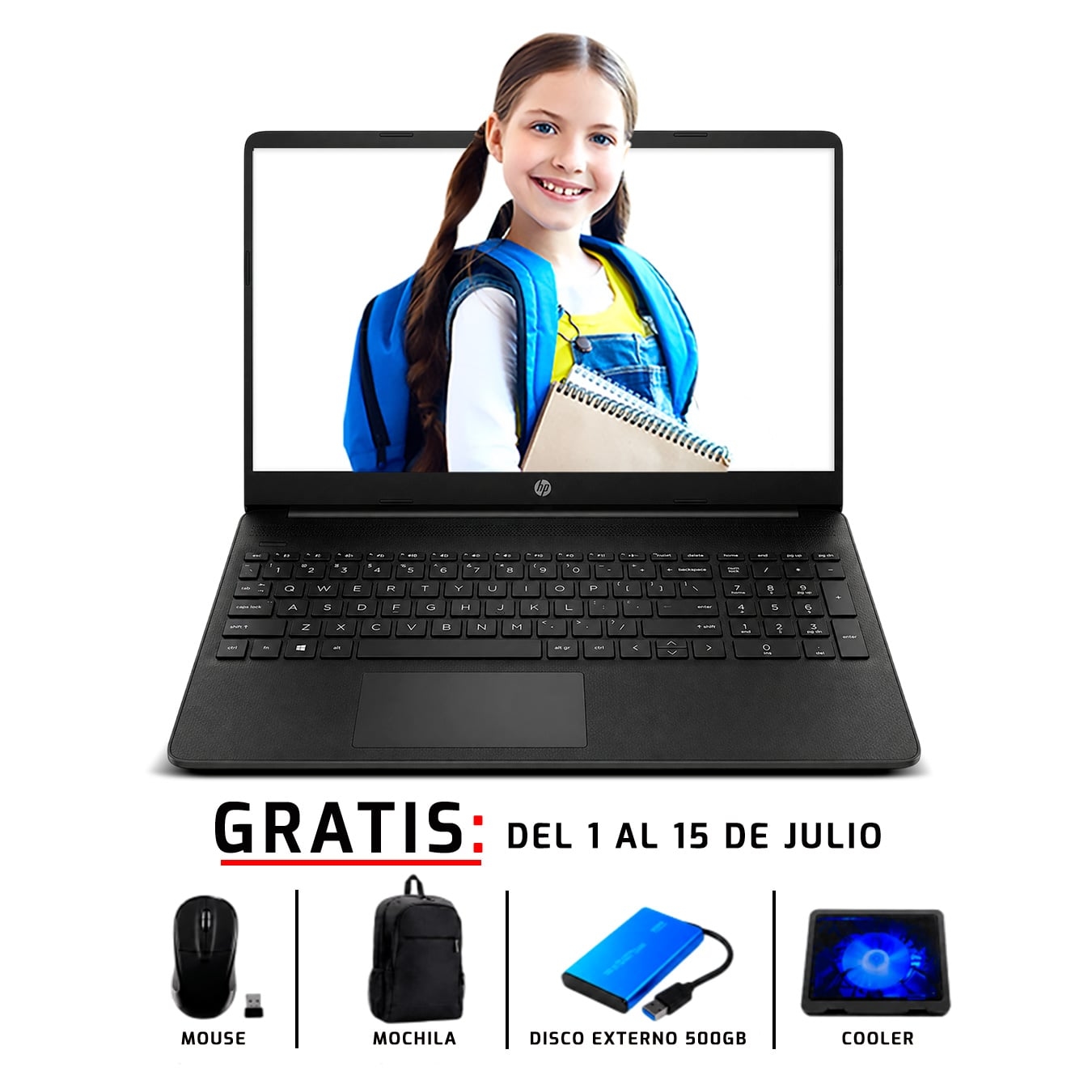 LAPTOP HP 250 G8 15.6’’ INTEL CORE I3 10TH 16GB 128GB 1TB HDD - OPEN BOX