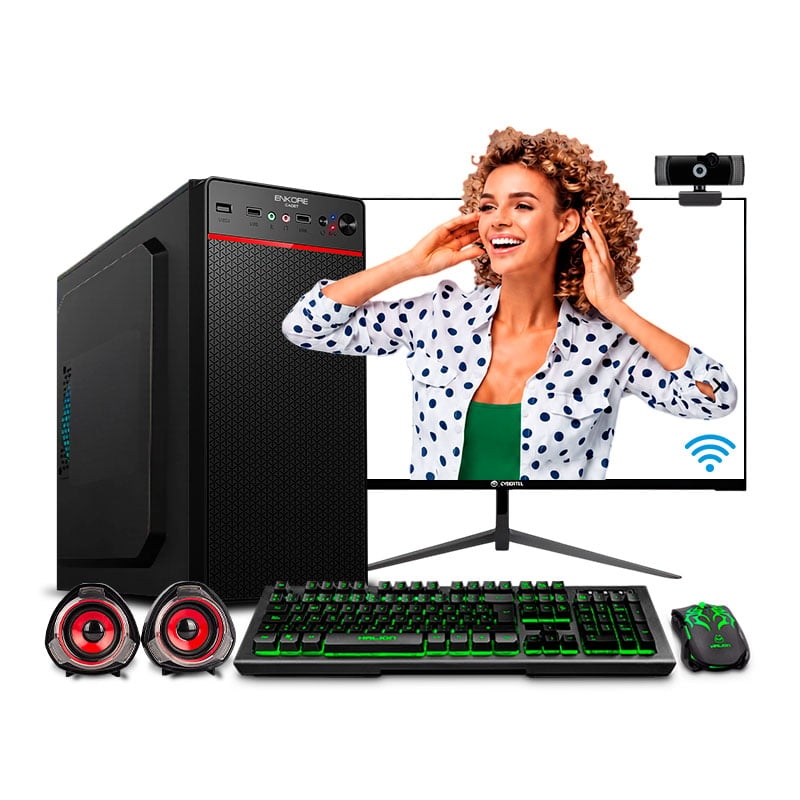 COMPUTADORA INTEL CORE I7 9700T 16GB 500GB 22' ESCRITORIO - OFICINA IPS MI PC LISTA - MIPCLISTA