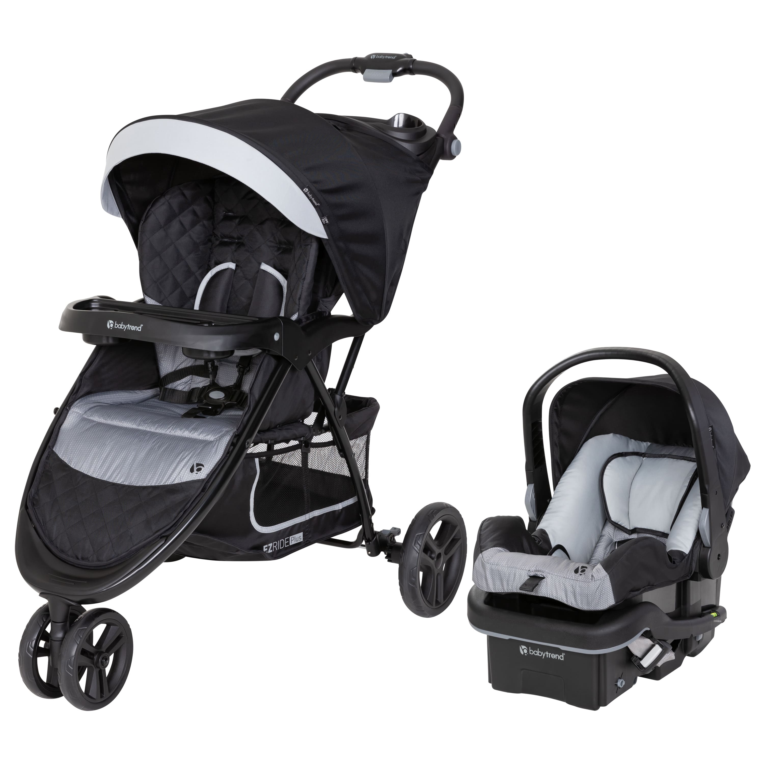 COCHE TRAVEL SYSTEM EZ RIDE PLUS CARBON BLACK HASTA 22 KG