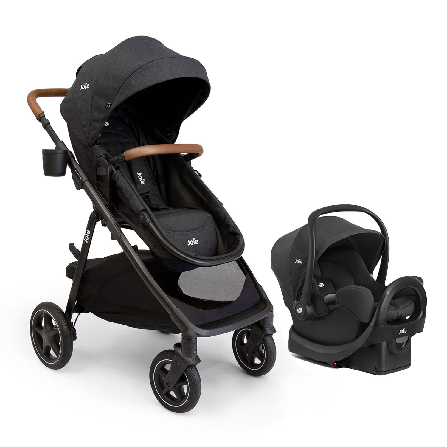 COCHE TRAVEL SYSTEM 4 EN 1 GINGER LX JOIE SHALE