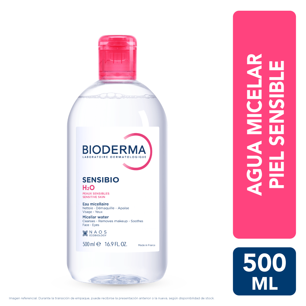 AGUA MICELAR BIODERMA SENSIBIO H2O 500ML