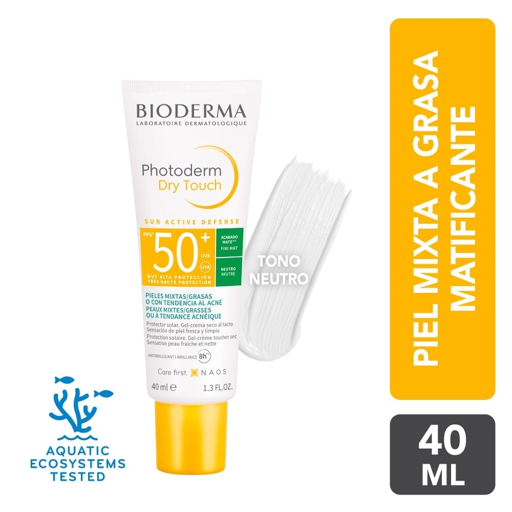 PROTECTOR SOLAR BIODERMA PHOTODERM DRY TOUCH NEUTRE SPF50+ 40ML