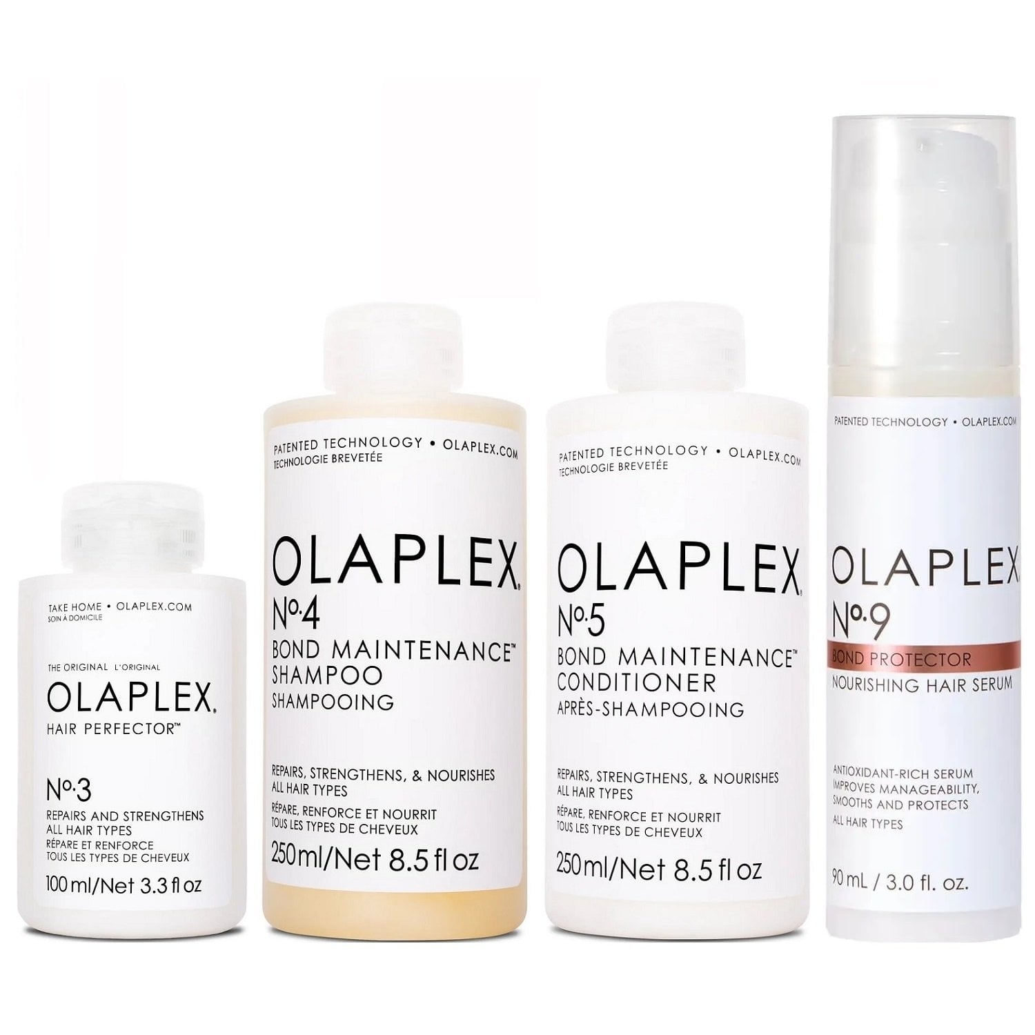 TRATAMIENTO CAPILAR OLAPLEX EMPHASEOLPX041 REPARADOR INTENSIVO N°3 + N°4 + N°5 + N°9