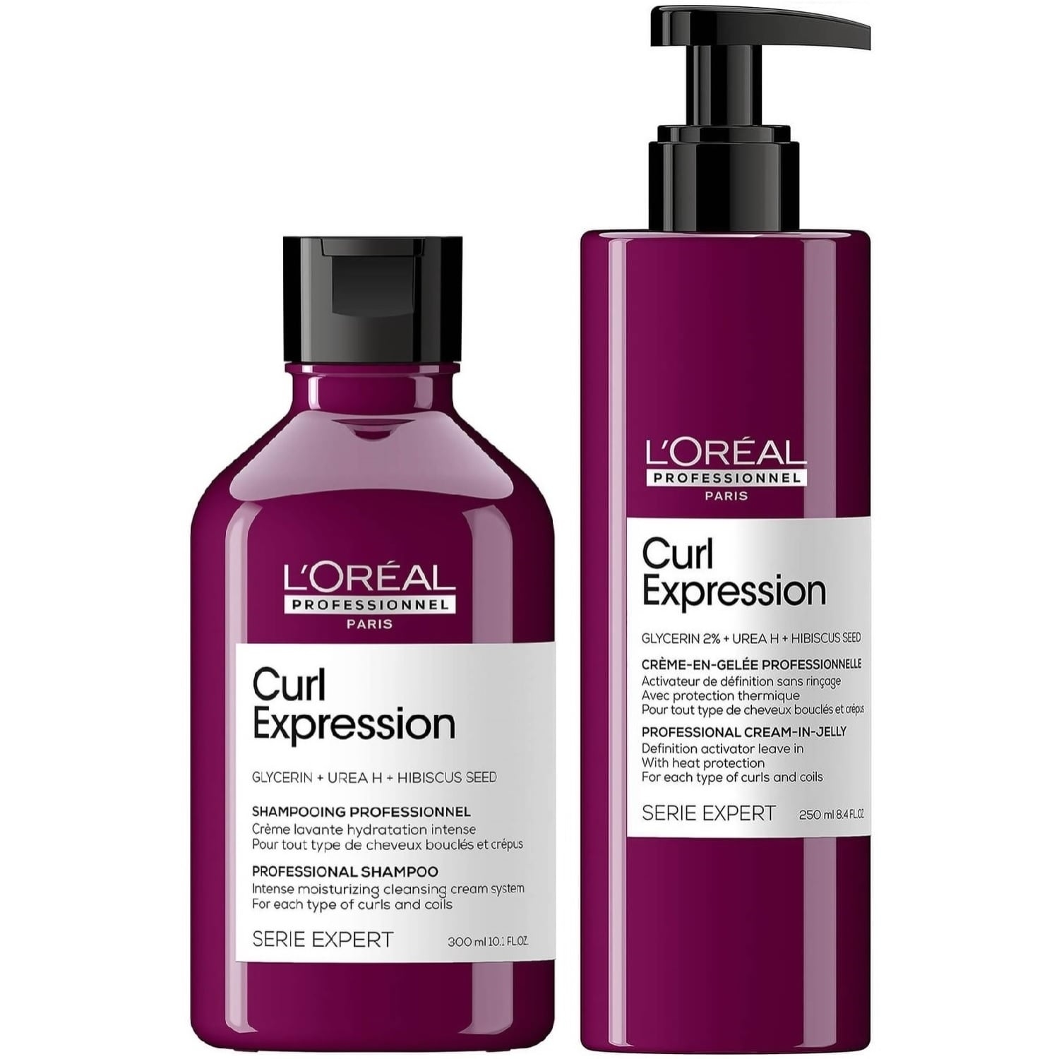 SHAMPOO LOREAL PROFESSIONNEL EMPHASELOCE010 300ML HIDRATANTE + GEL RIZOS Y ONDAS LOREAL CURL EXPRESSION