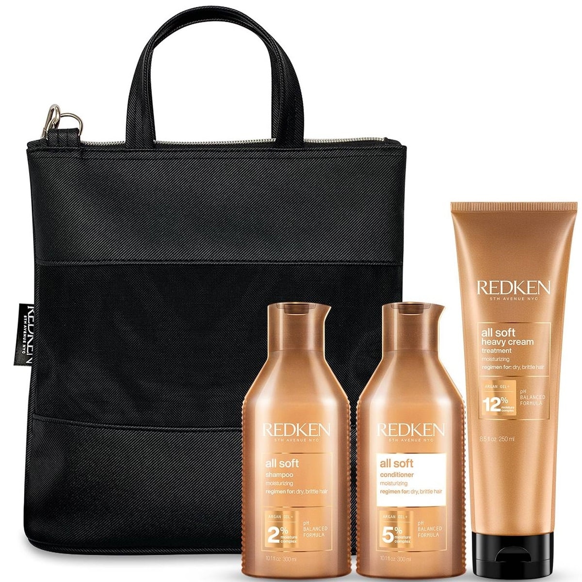 SHAMPOO REDKEN EMPHASERDKAS008 300ML HIDRATANTE + ACONDICIONADOR + MASCARILLA ALL SOFT