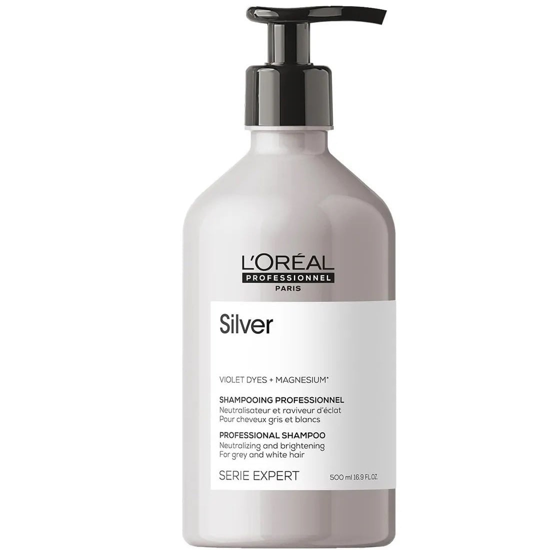SHAMPOO LOREAL PROFESSIONNEL EMPHASELOSI003 500ML CABELLO GRIS O CON CANAS LOREAL SILVER