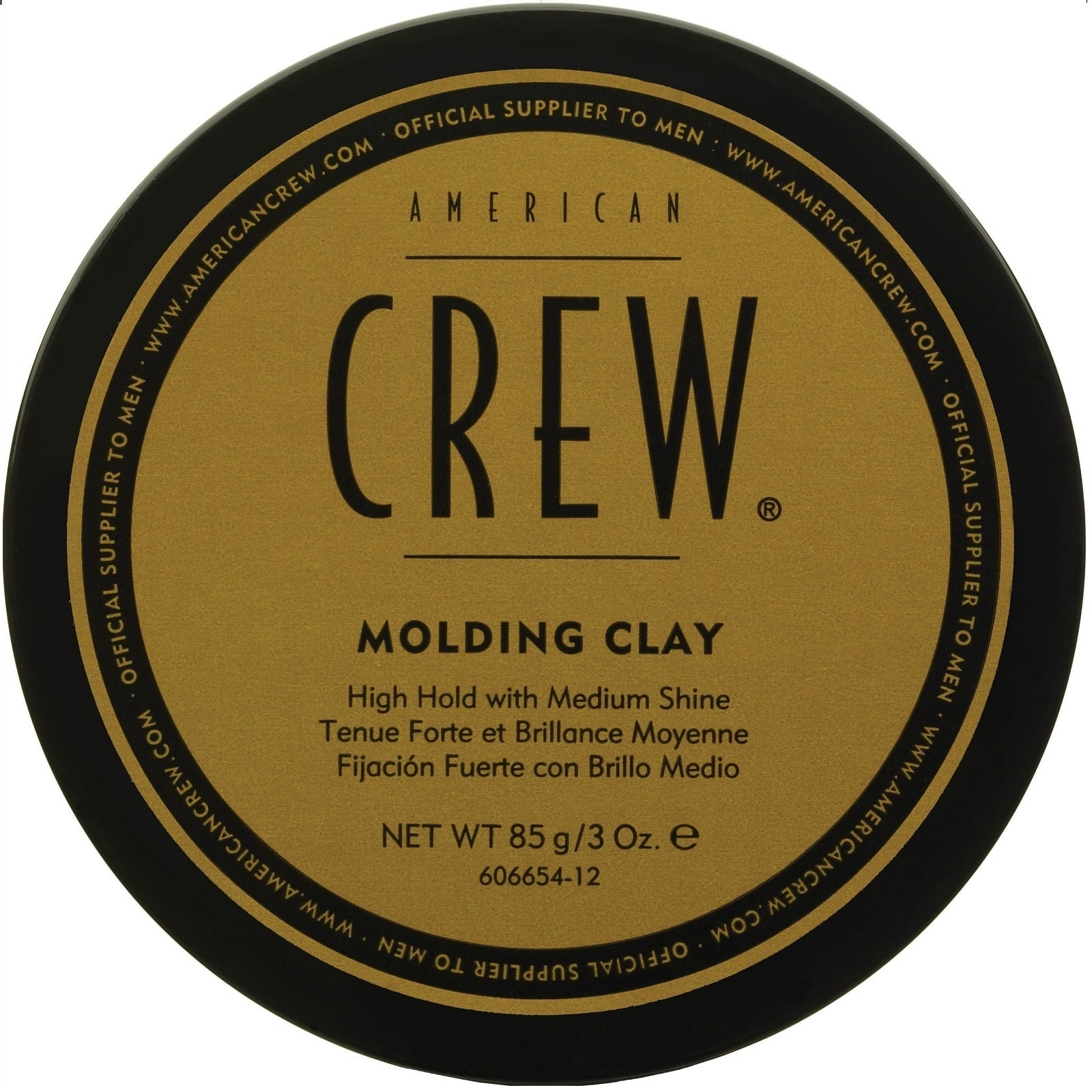 CERA AMERICAN CREW 85G MOLDING CLAY ARCILLA FIJACIÓN FUERTE Y BRILLO MEDIO MEN