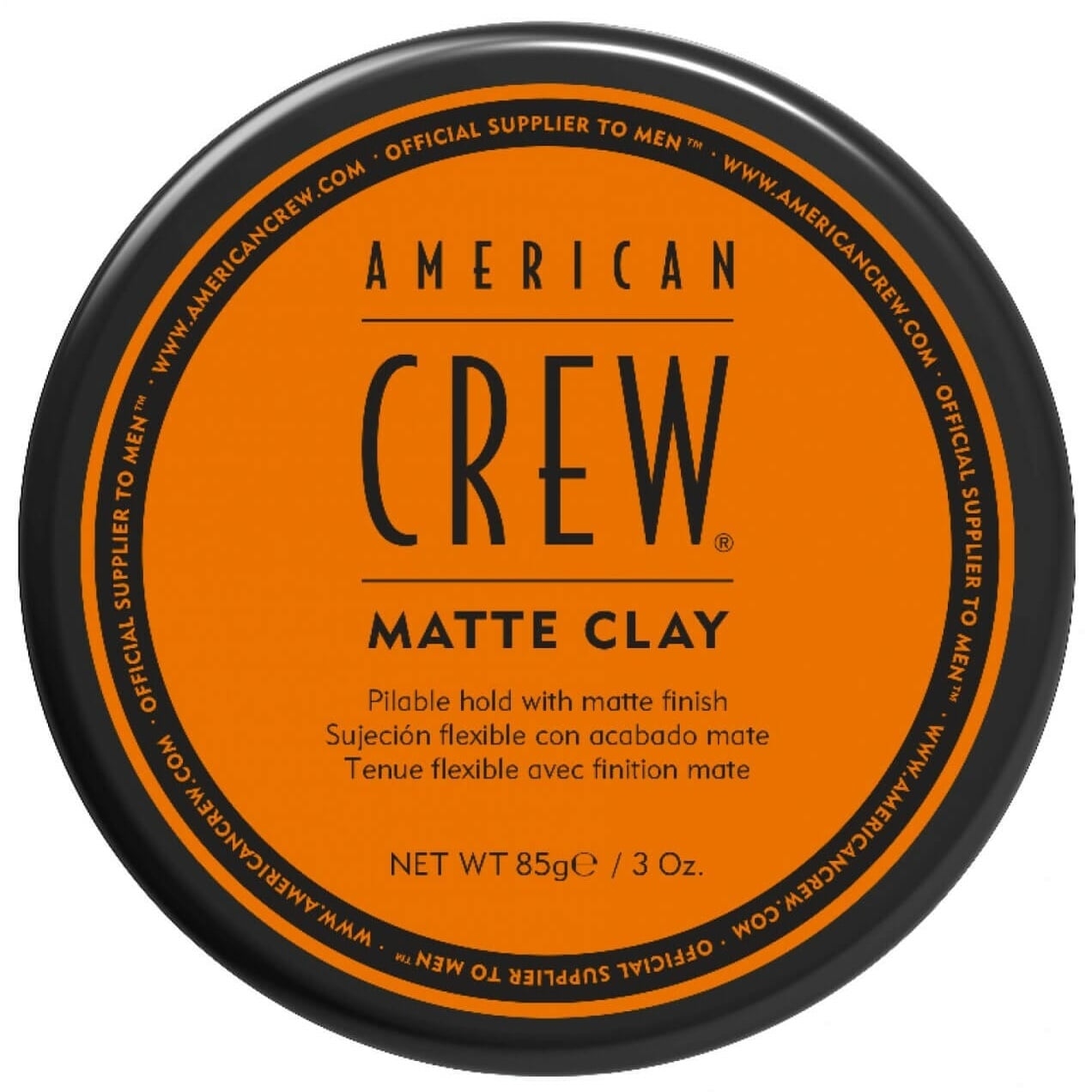 CERA AMERICAN CREW 85G MATTE CLAY ARCILLA MATE FIJACIÓN MEDIA-ALTA MEN