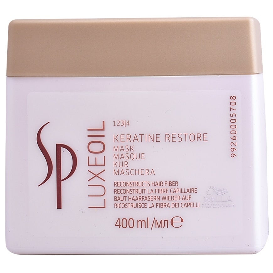 MASCARILLA CON ACEITE DE ARGÁN WELLA LUXE OIL KERATIN 400ML