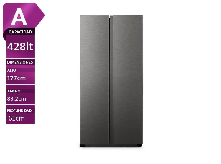 REFRIGERADORA INDURAMA SIDE BY SIDE NO FROST RI-769 428 L